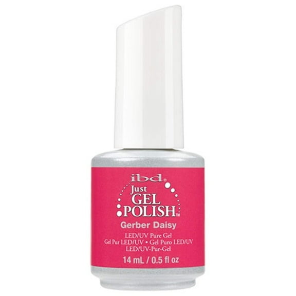 IBD Just Gel 0.5oz Soak Off Nail Polish Pink, GERBER DAISY, 56515