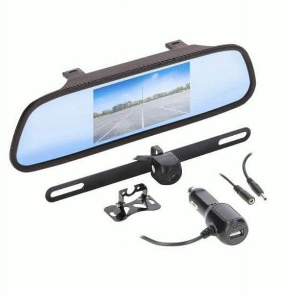 Ibeam TEWKMR43 Wireless 4.3inch Mirror Monitor Camera