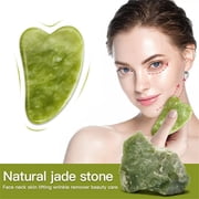 Ibear Gua Sha Scraping Massage Board Quartz Jade Face Slimming Tool Beauty and Healthy