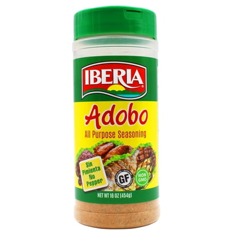 Iberia Adobo All Purpose Seasoning, Without Pepper, 16 oz
