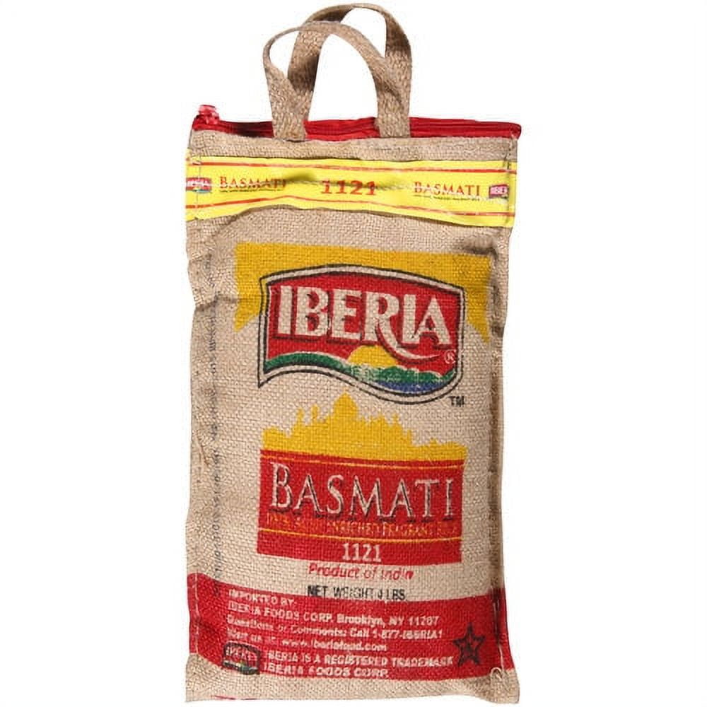 Iberia Basmati Rice, 4 Pound, Extra Long Grain, Naturally Aged