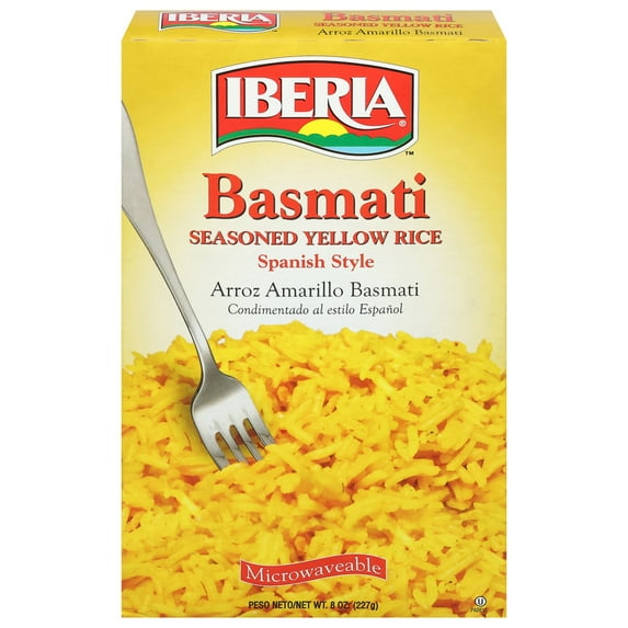 Iberia Spanish Style Basmati Seasoned Yellow Rice, 8 oz