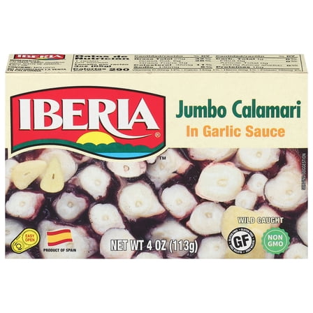 Iberia Calamari in Garlic Sauce Jumbo 4 oz