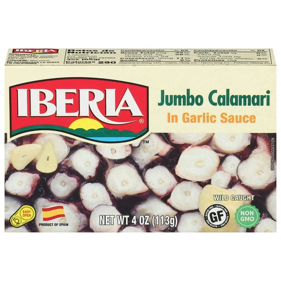 Iberia Calamari in Garlic Sauce Jumbo 4 oz