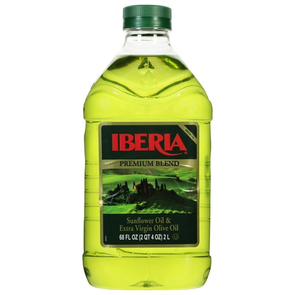 Iberia Premium Blend Sunflower Oil & Extra Virgin Olive Oil 68 fl oz