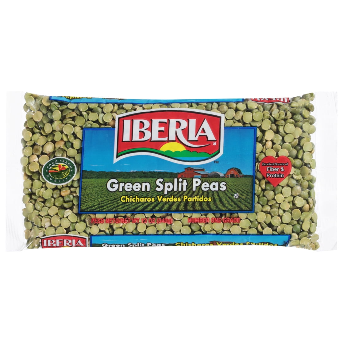 Iberia Green Split Peas, 12 oz