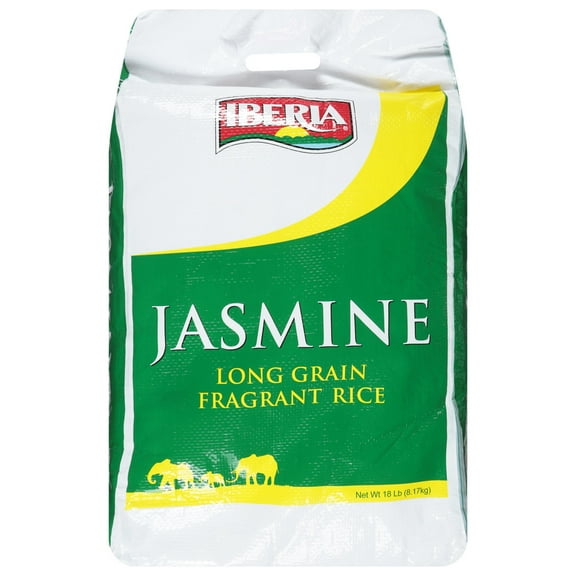 Iberia Jasmine Long Grain Fragrant Rice, 18 lb