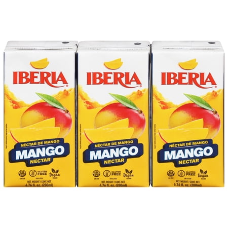 IBERIA MANGO NECTAR, 3 X 6.76 FL OZ...