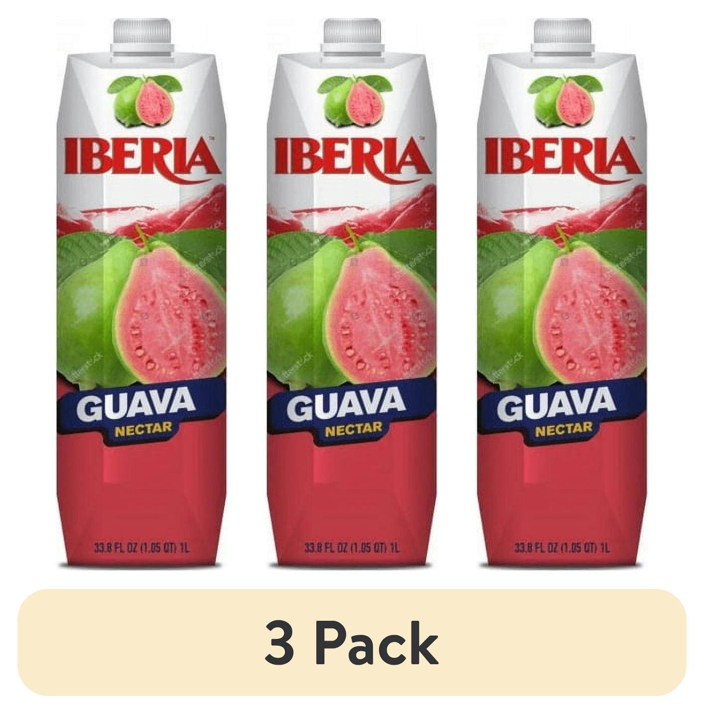 Guava Pack (3 pack) Iberia Guava Nectar 6.76 fl oz - Walmart.com