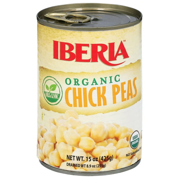 Iberia Organic Chick Peas, 15 oz