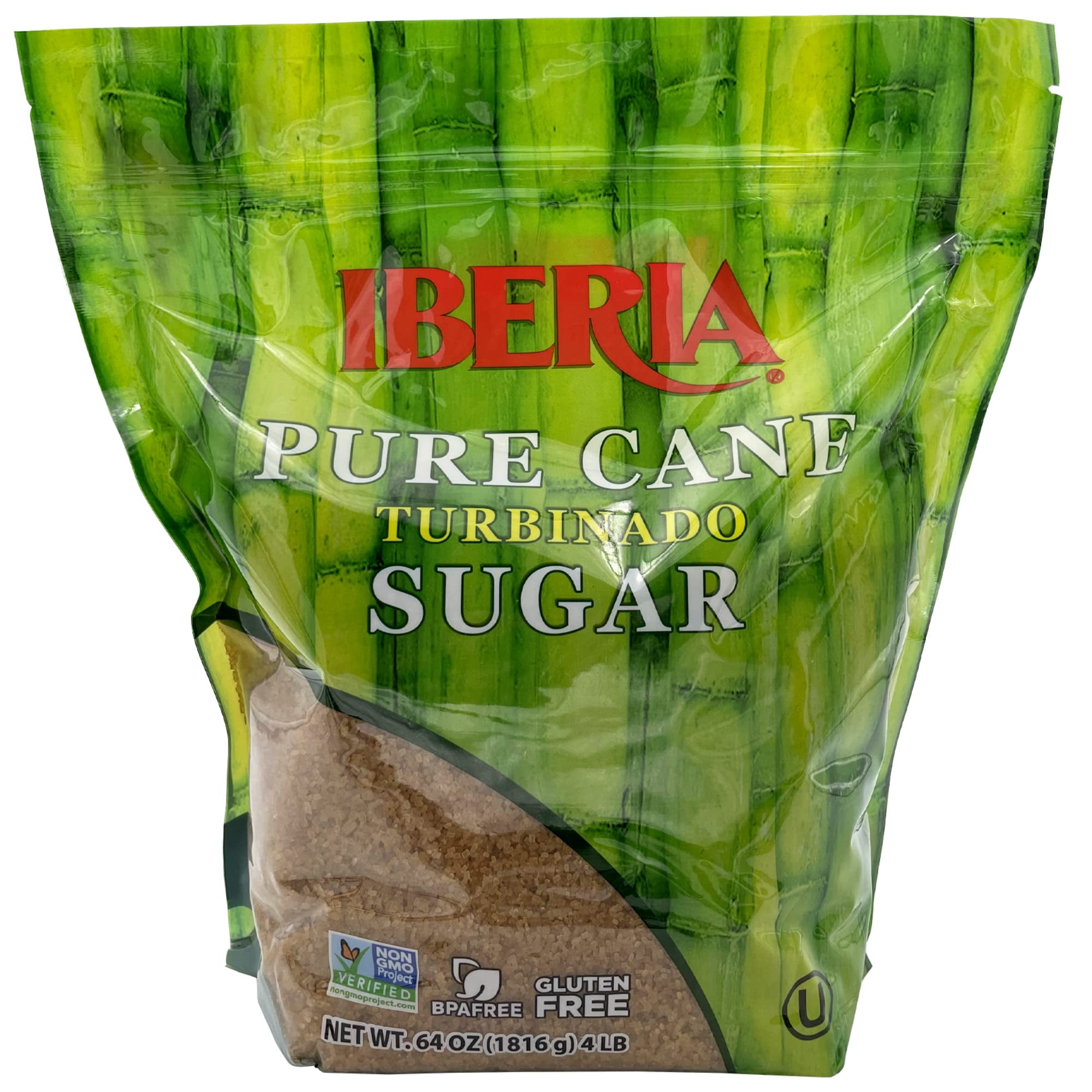 Iberia Pure Cane Turbinado Sugar, 4 Lb.