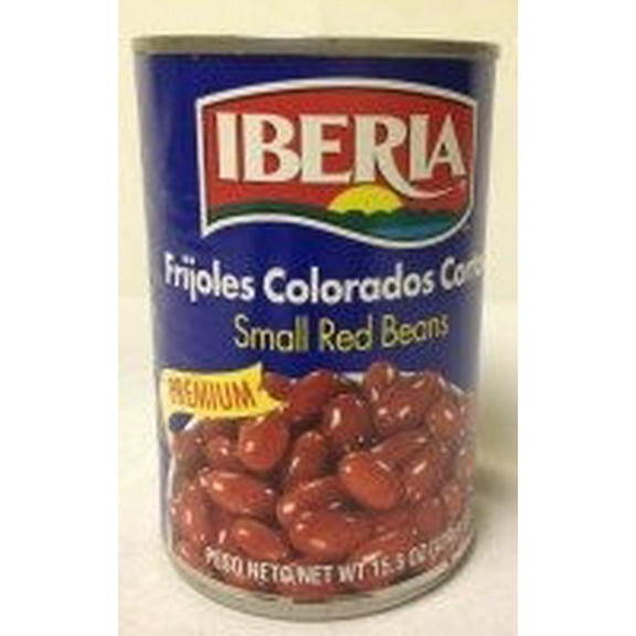 Iberia Red Small Beans with Salt 15.5 oz (Pack of 24)