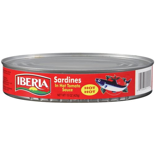 Iberia Sardines in Hot Tomato Sauce, 15 oz