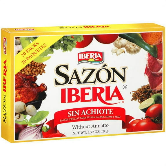 Iberia Sazon Seasoning without Coriander & Annatto, 1.5 oz