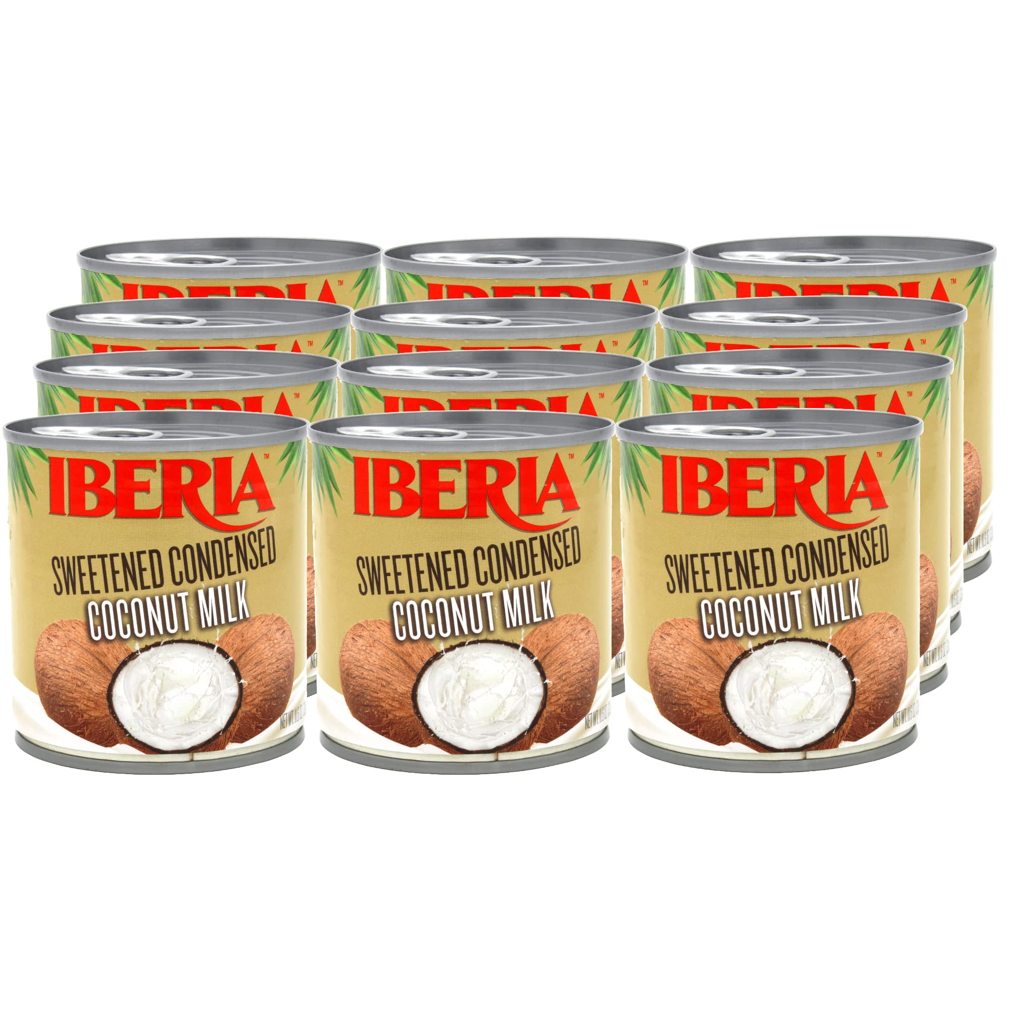 Iberia Sweetened Condensed Coconut OLF24 Milk, 11.6 Oz (Pack of 12)