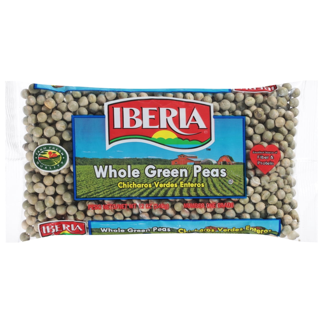 Iberia Whole Green Peas 12 oz