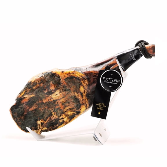 Iberico 100% Acorn-Fed Shoulder (Paleta Ibérica de Bellota) by Extrem – Bone-In Spanish Cured Ham – Free-Range Ibérico Pork