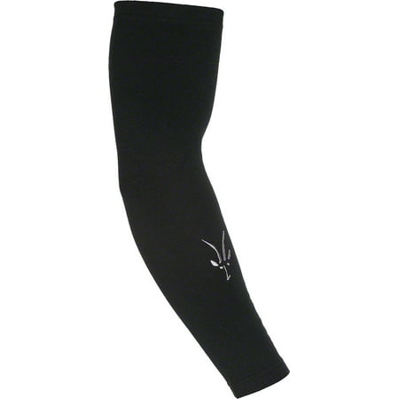 Ibex Wool Arm Warmers: Black LG