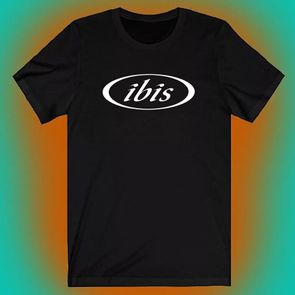Ibis Bicycle Bikes Men's Black Tshirt Size S to 5XL