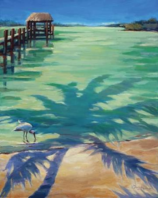 Ibis Hang Out Canvas Art - Kathleen Denis (24 x 30)