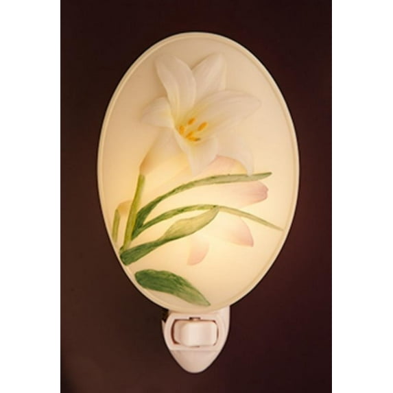 Ibis & Orchid Design Easter Lily Flower Night Light