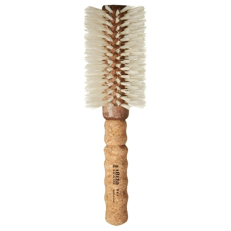 Ibiza Salon Quality B4 Hair Brush Round 65mm Boar Bristle for