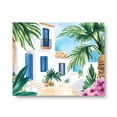 thumbnail image 1 of Ibiza Print, Spain Wall Art, Balearic Islands Poster, Mediterranean Coastal Artwork, European Travel Decor, Seaside Cityscape Art Home Decor #3811, Unframed Canvas Size 12x18, 1 of 4
