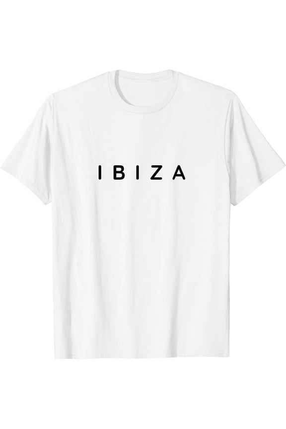 Ibiza Souvenirs, Ibiza Holiday Beach Resort Modern Font T-Shirt, Unisex T-Shirt