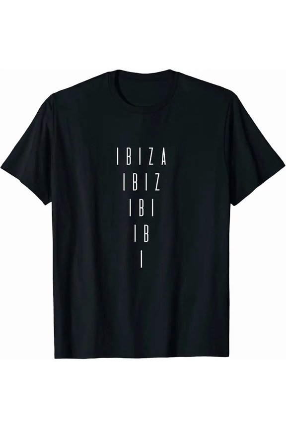Ibiza Triangle Word Art - Balearic Islands Spain Souvenir T-Shirt