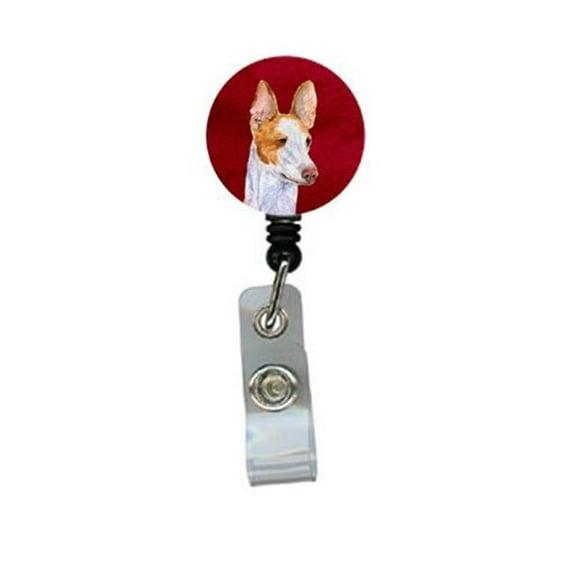 Ibizan Hound Retractable Badge Reel or ID Holder with Clip