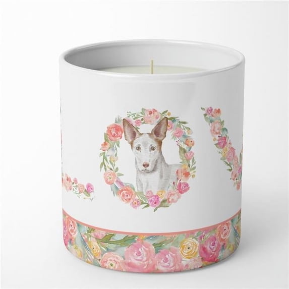 Ibizan Hound Style 1 LOVE 10 oz Decorative Soy Candle