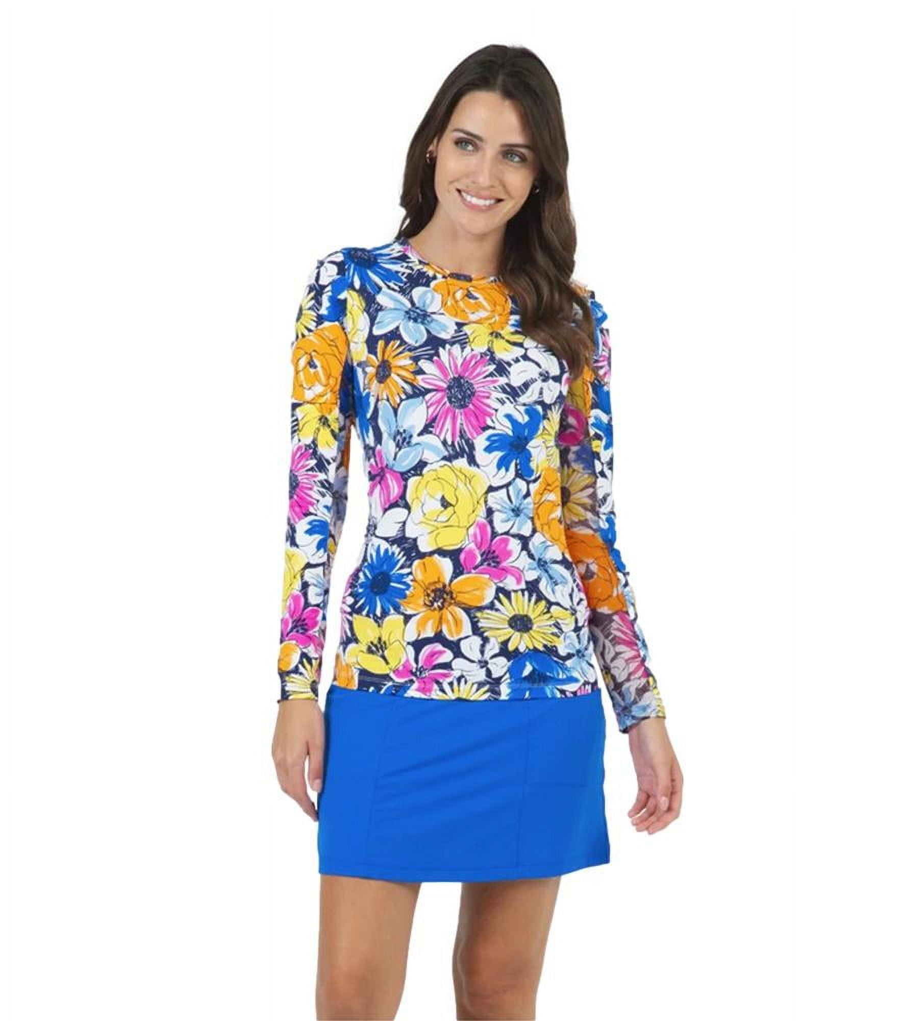 Ibkul Women's Medeline Long Sleeve Crew Neck Orange Mulit Size Small - Walmart.com Ibkul Women's Medeline Long Sleeve Crew Neck Orange Mulit Size Small - Walmart.com
