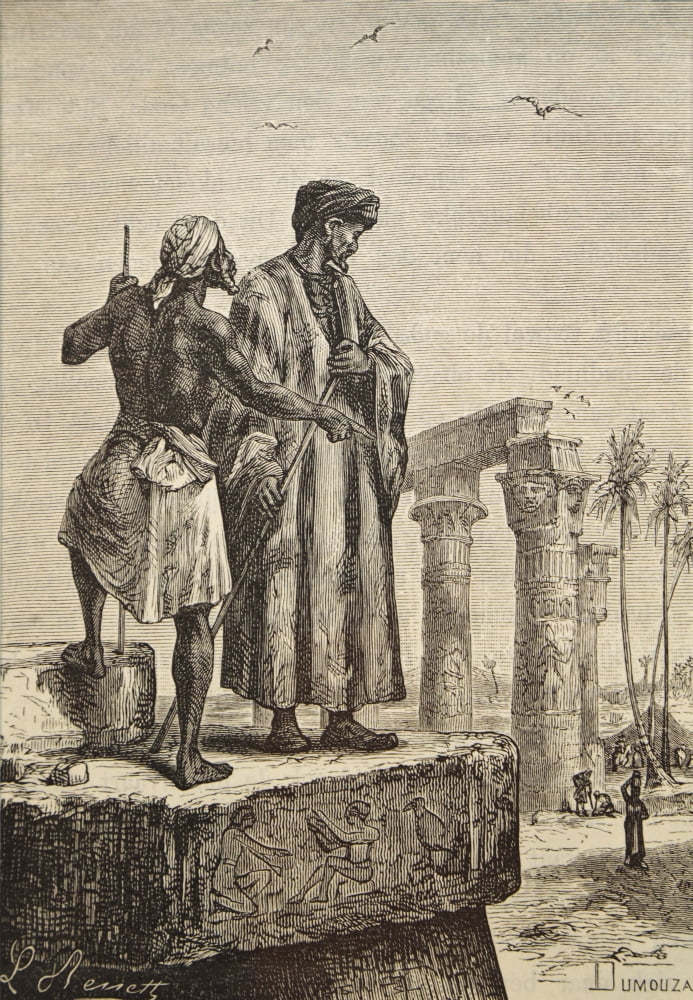 Ibn Battuta In Egypt Ibn Battuta Moroccan Born Traveller And Scholar Was Born In Tangier 1304 And Died In Morocco Circa 1368-1369 Canvas Art - Ken Welsh Design Pics (12 x 17)