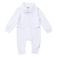 Ibtom Castle Baby Boy Baptism Outfit Christening Outfits Formal Suit Onesie Jumpsuit Overall