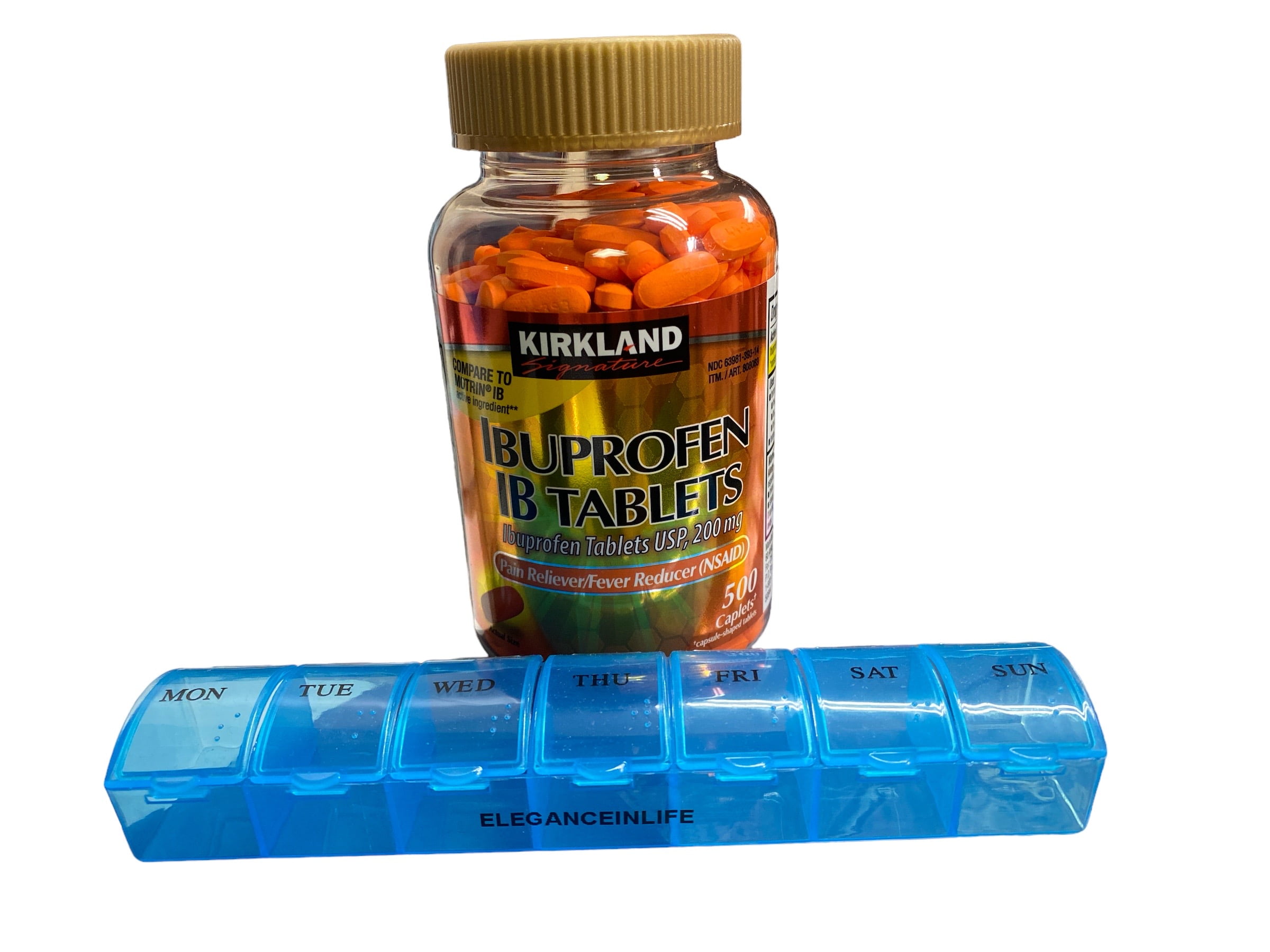 Ibuprofen IB Tablets USP,200 mg Pain reliever/Fever reducer (NSAID) 500