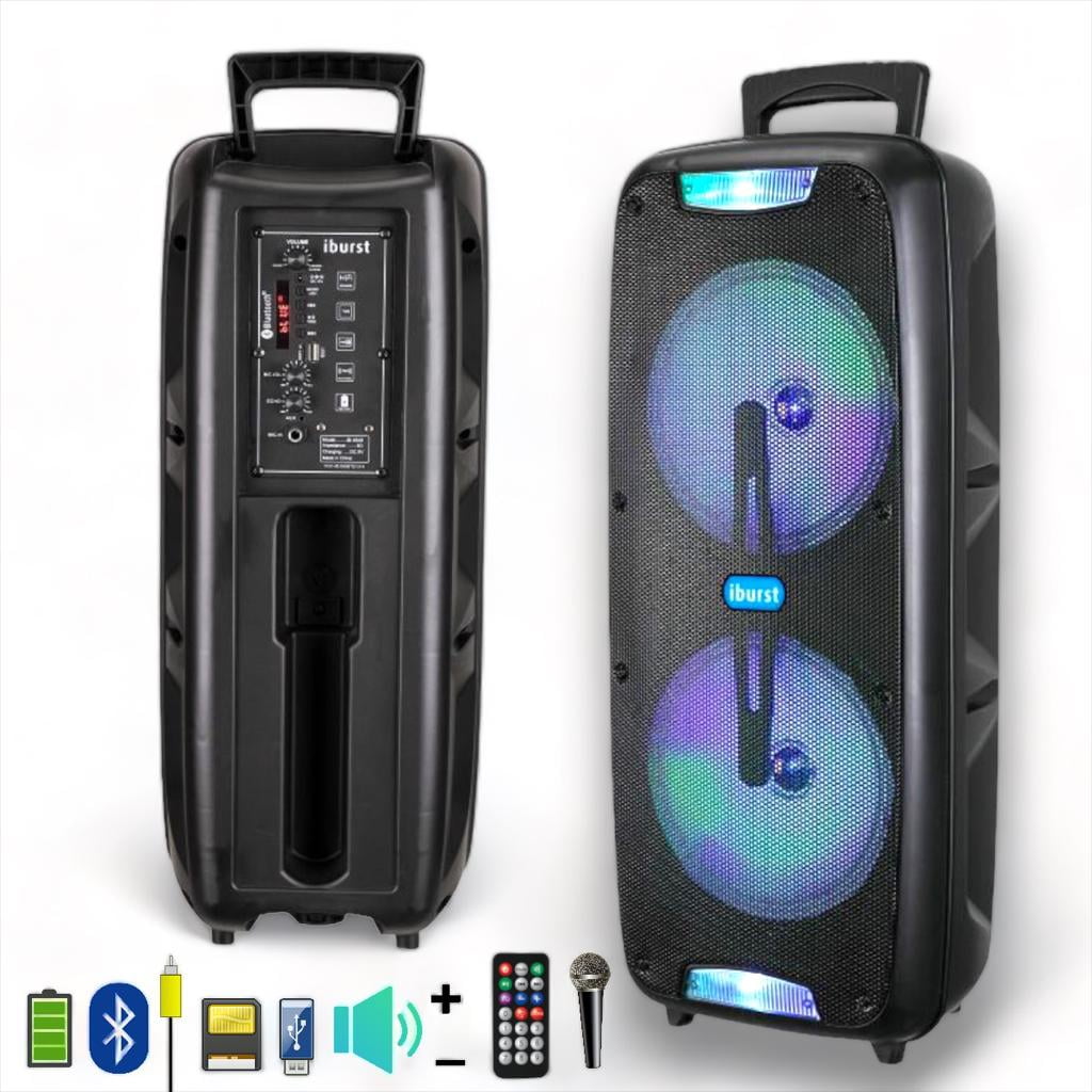 Compre YS307 Home Karaoke Bluetooth Speakoth Altavoz Light RGB Con