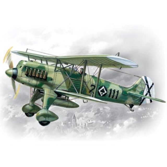 ICM Models He 51B-1 Spanish AF Fighter-Biplane Building Kit