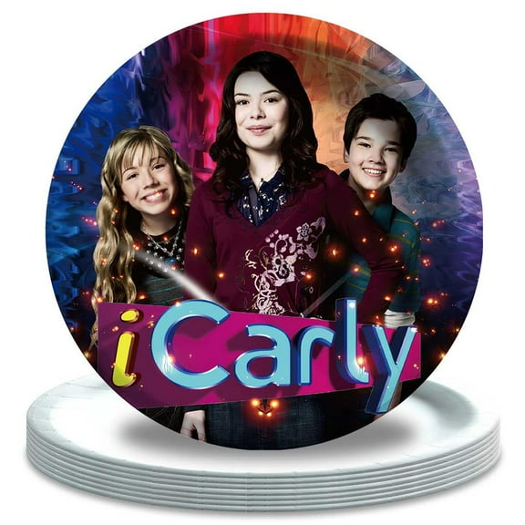 Icarly Paper Plates Birthday Decorations Party Supplies Tableware Disposable Dinnerware