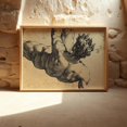 Icarus Mythological Minimalist Sketch For Timeless Interior Aesthetics ...