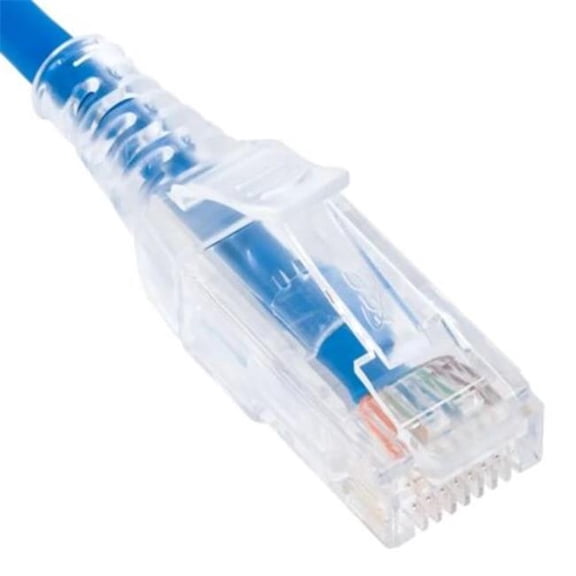 ICC ICPCSN10BL 10 Ft Cat6 Slim Ethernet Patch Cord Blue