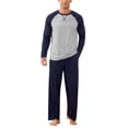 thumbnail image 1 of Iceglad Men's Pajamas Set Long Sleeve Sleepwear with Pockets Comfortable Lightweight Pjs Sets for Men, 1 of 9