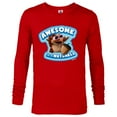 thumbnail image 1 of Ice Age Baby Scrat Awesome In a Nut Shell - Long Sleeve T-Shirt for Men - Customized-New Red, 1 of 5