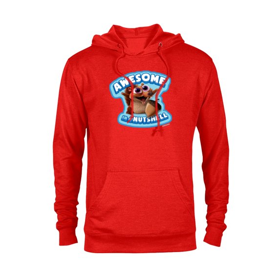 Ice Age Baby Scrat Awesome In a Nut Shell - Pullover Hoodie for Adults - Customized-Red Heather