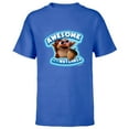 thumbnail image 1 of Ice Age Baby Scrat Awesome In a Nut Shell - Short Sleeve T-Shirt for Kids - Customized-Royal, 1 of 5