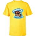thumbnail image 1 of Ice Age Baby Scrat Awesome In a Nut Shell - Short Sleeve T-Shirt for Kids - Customized-Yellow, 1 of 5