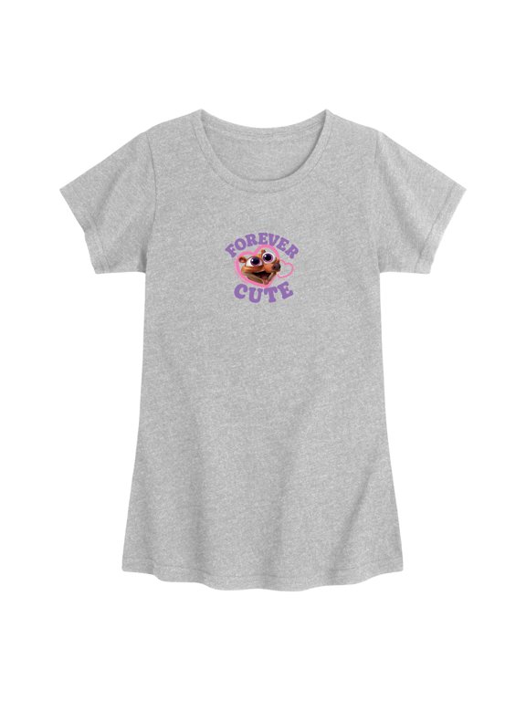 - Baby Scrat Forever Cute Girls' Fitted Short Sleeve Graphic T-Shirt