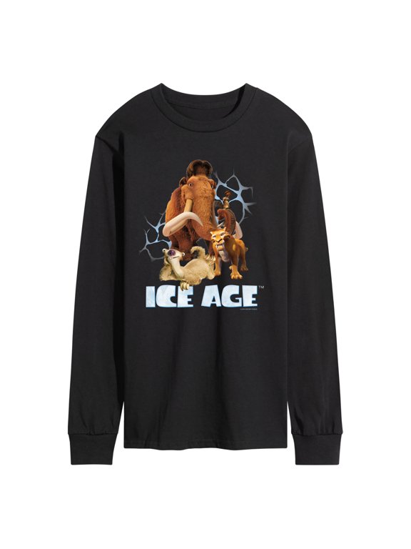 - Character Collage Men's Long Sleeve Graphic T-Shirt
