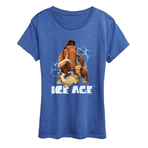 Ice Age - Character Collage - Women's Short Sleeve Graphic T-Shirt