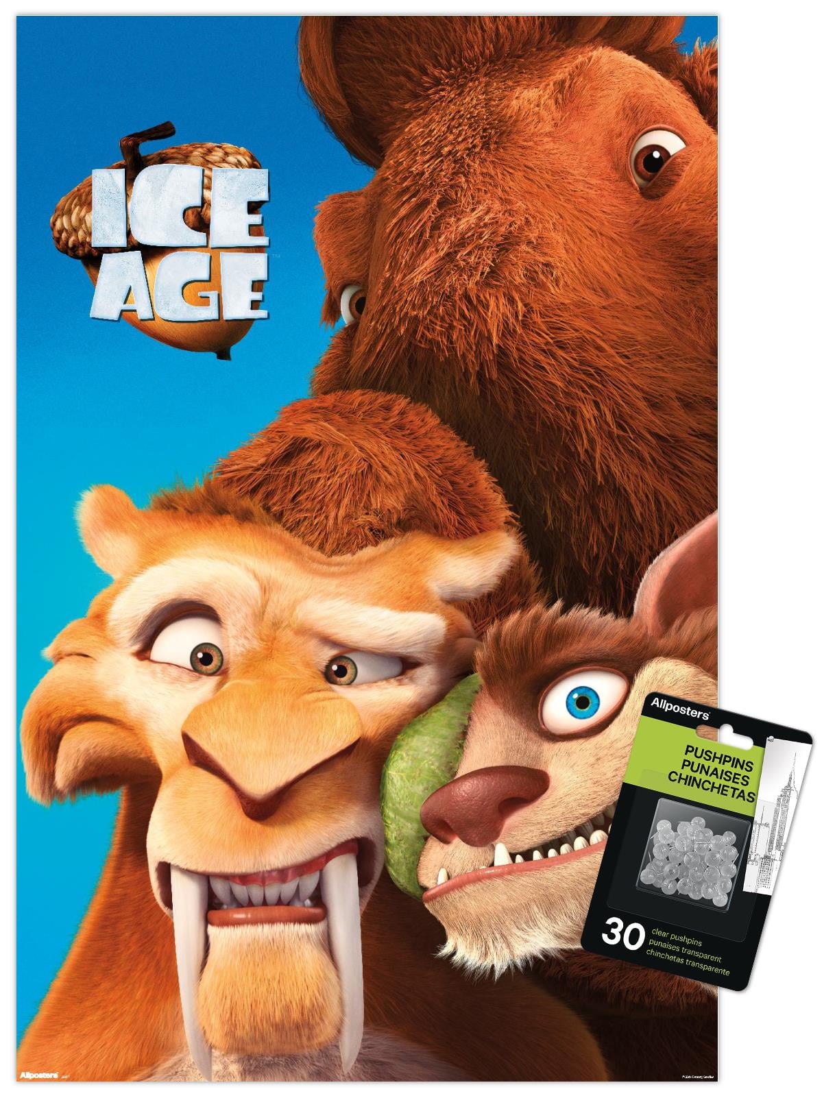 Ice Age: Collision Course (2016) - Squeeze In One Sheet Wall Poster ...