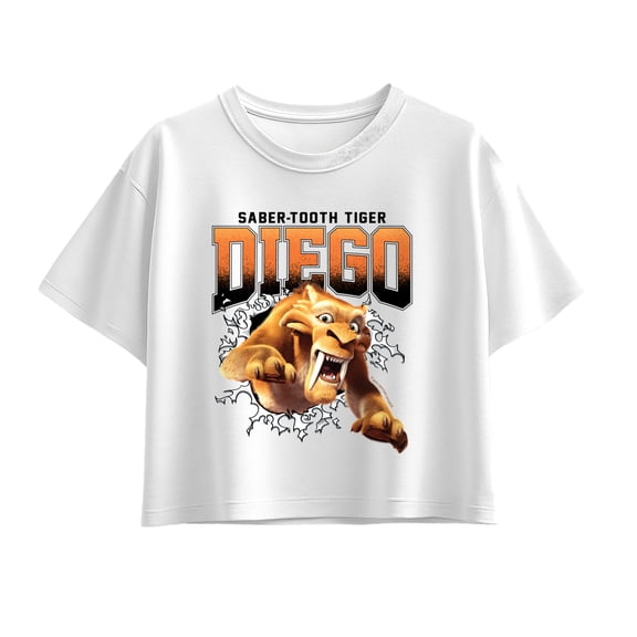 Ice Age - Diego Collegiate - Youth Girls Boxy T-Shirt